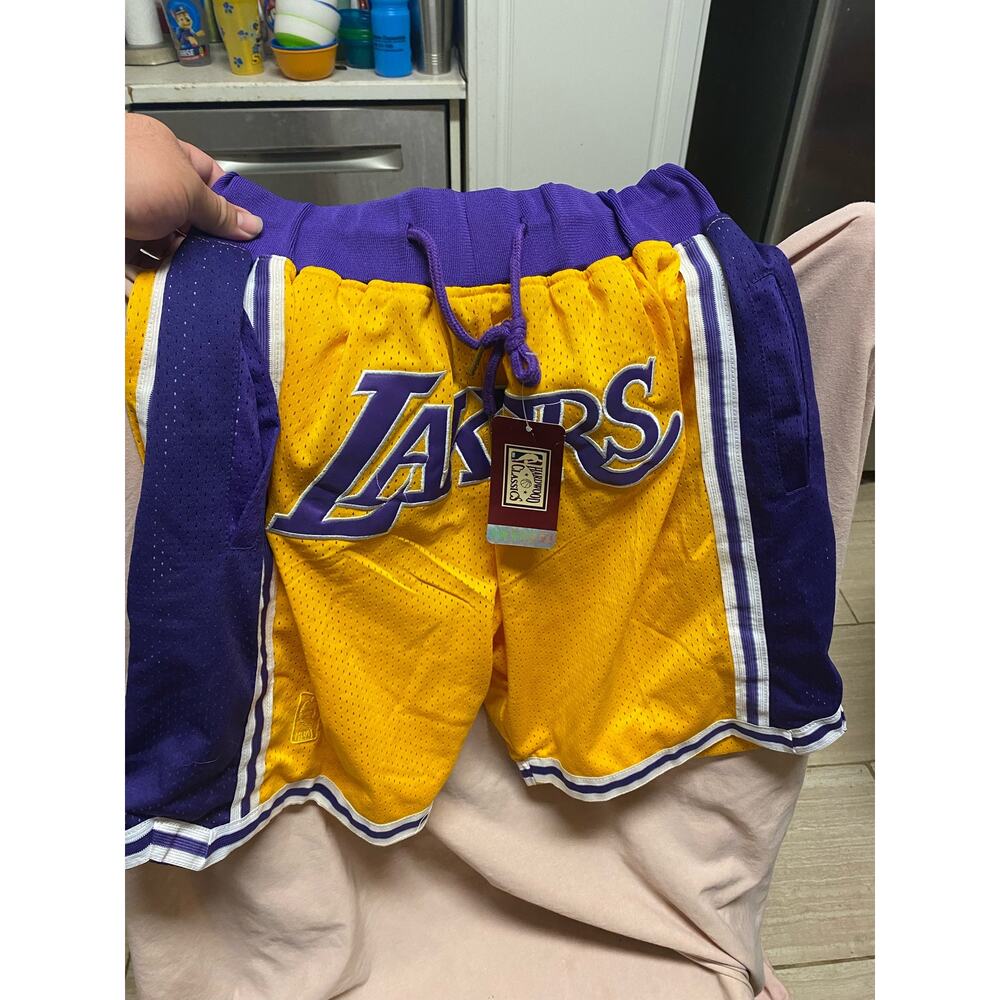 NWT Hardwood classics Los Angeles Lakers Just&Don Size S